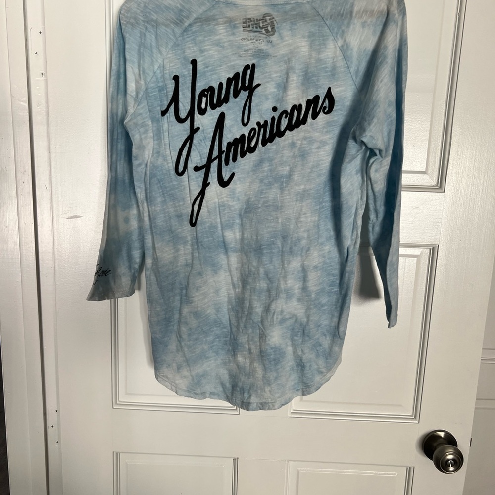 Lucky Brand David Bowie 3/4 length Crew neck t-shirt